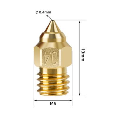 Creality - CR -6 SE brass nozzle - 0.4 mm